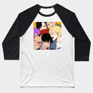 Banana Fish Friends Baseball T-Shirt